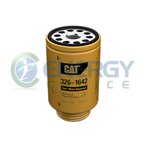 Fuel Filter, Water Separator Spin-On Twist and Drain, Caterpillar, 326-1642